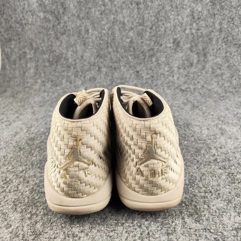 Jordan Eclipse Chukka Shoes Mens Size 8.5 Beige Woven Sneakers 881453-015